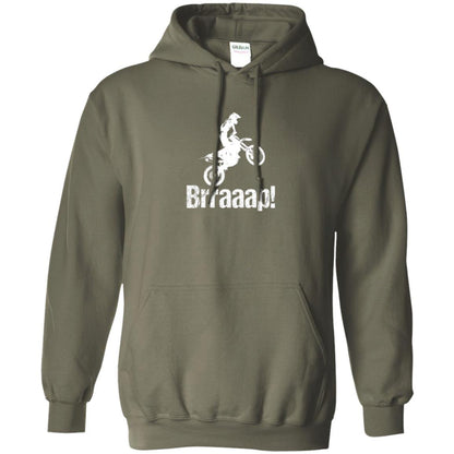 Motocross T-shirt Dirt Bike Rider Brraaap Military Green