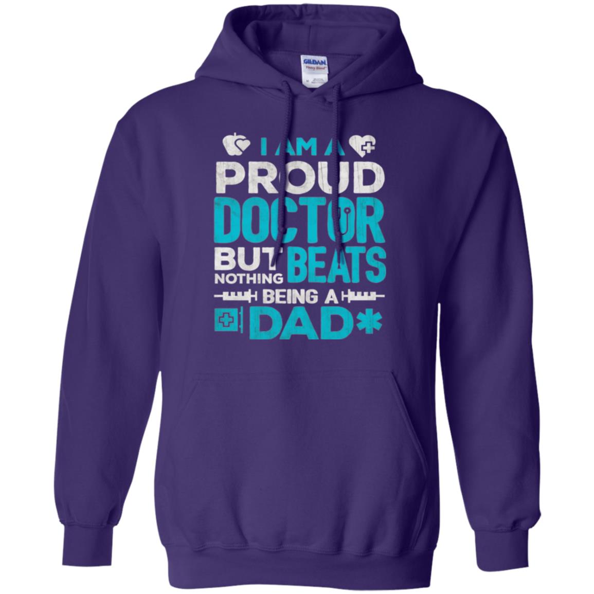 Doctor Dad T-shirt Proud Doctor Purple