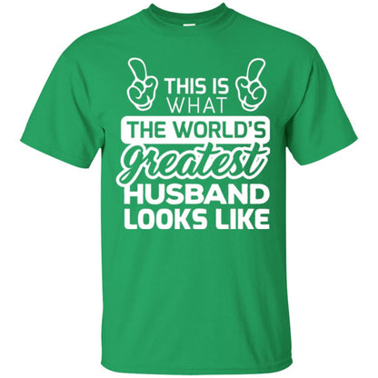 World's Greatest Husband Best Husband Ever Looks Like T-shirt Irish Green
