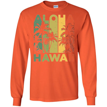Vintage Hawaiian Islands T-shirt Orange