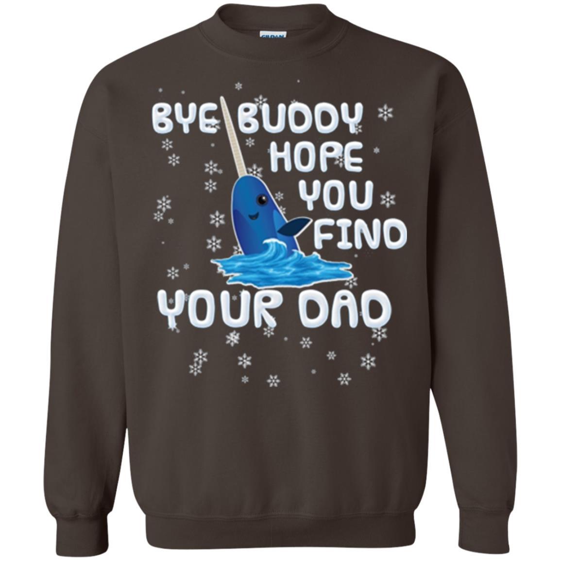 Family T-shirt Bye Buddy Hope You Find Your Dad Dark Chocolate