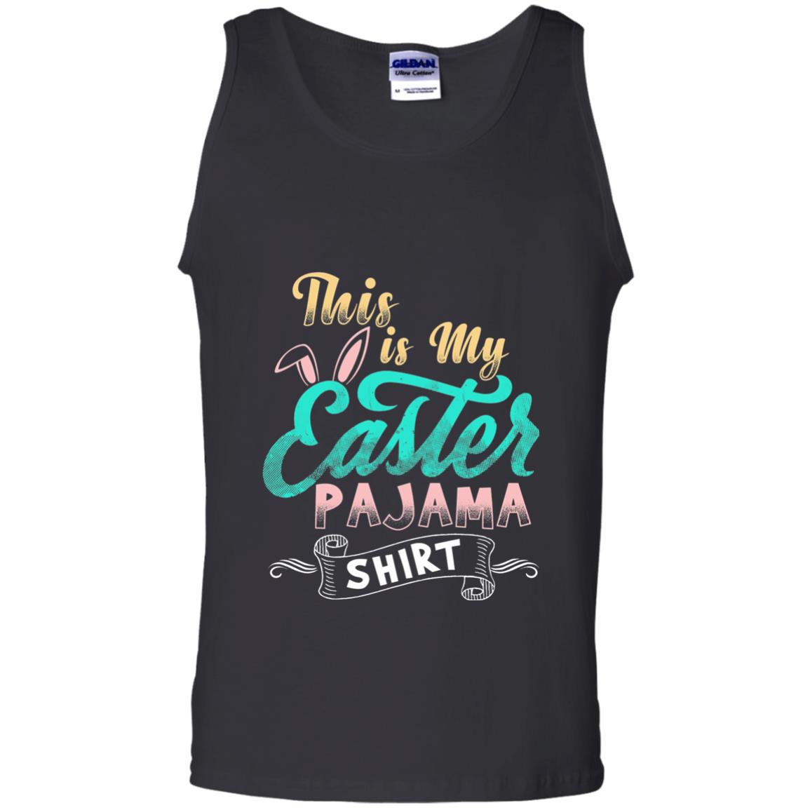 Easter T-shirt This Is Easter Pajama Shirt Black