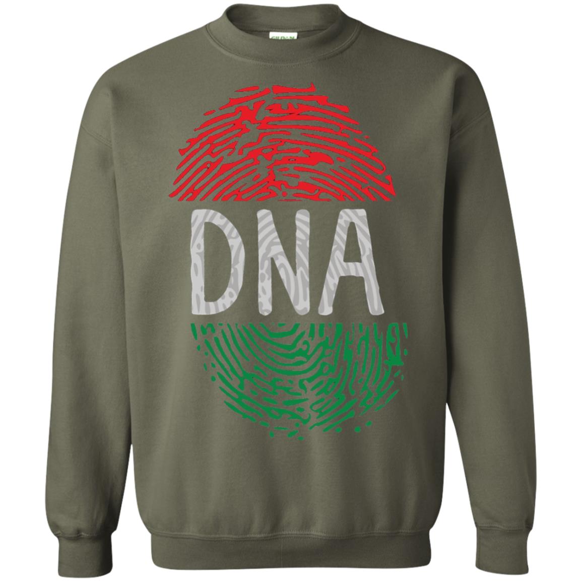 Flag Thumb Fingerprint Roots Proud Africa Dna T-shirt Military Green