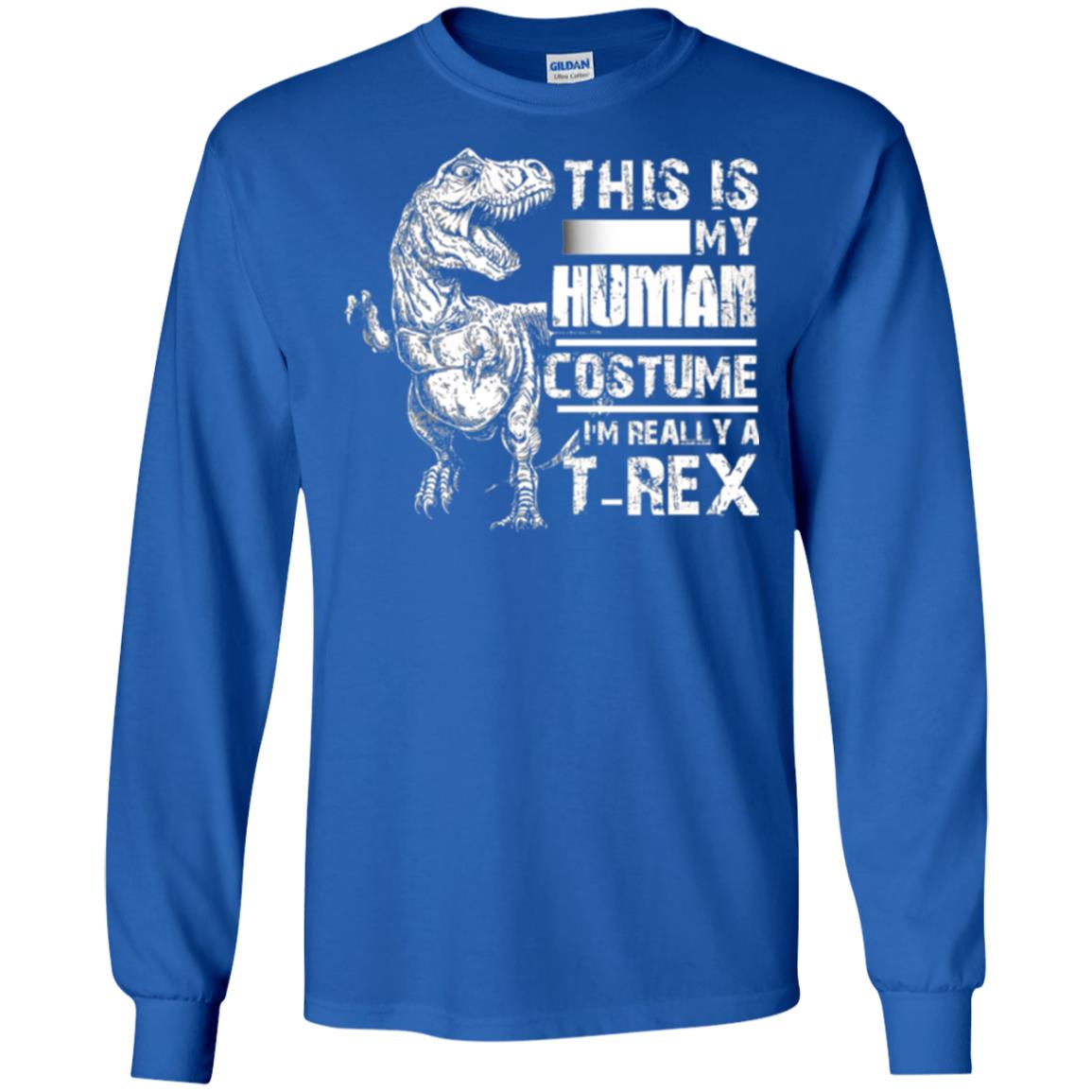 Dinosaus T-shirt This Is My Human Costume Shirt Human Royal