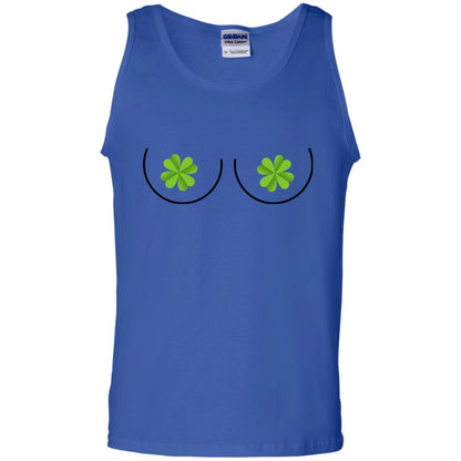 Shamrocks Breast Saint Patrick_s Day T-shirt Royal