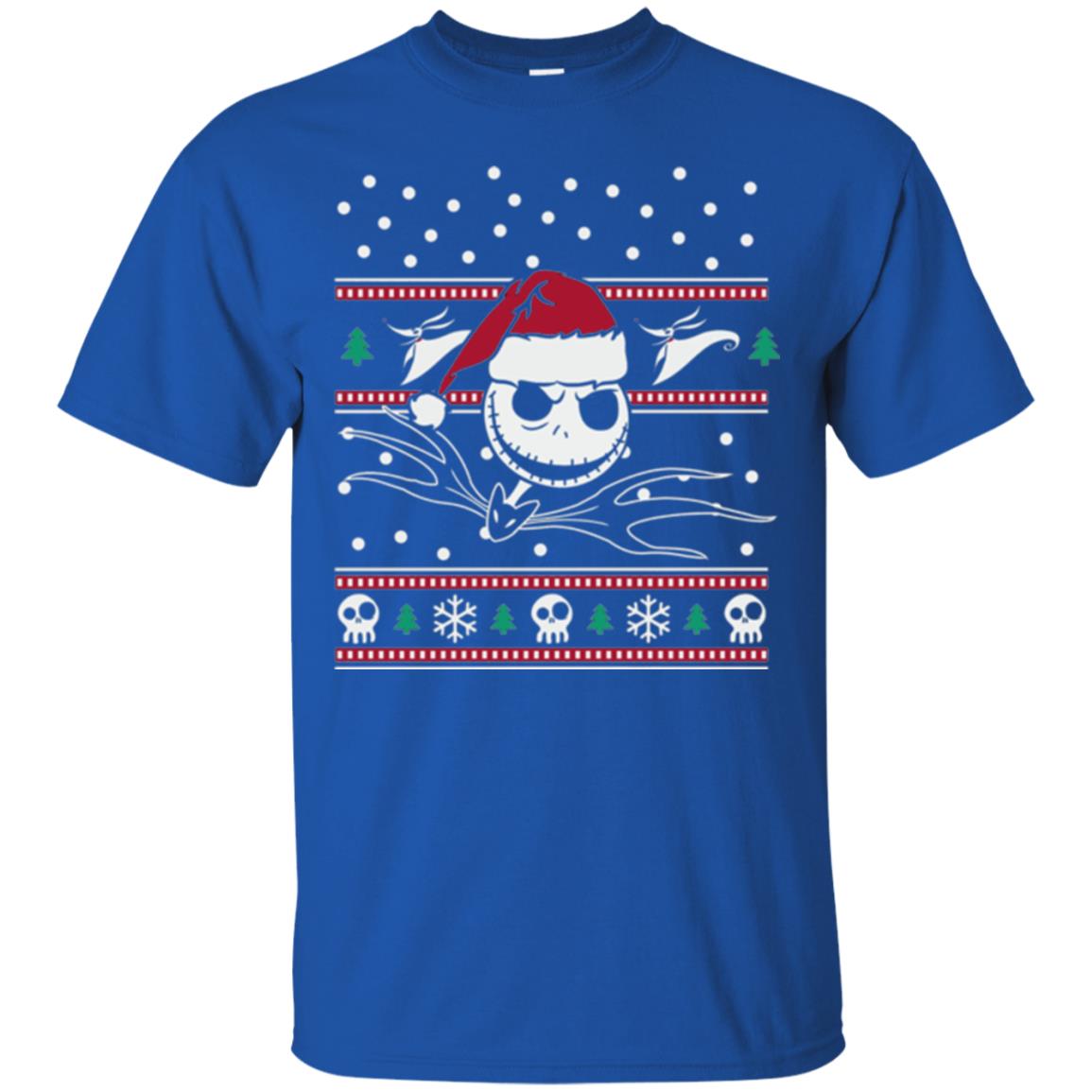 Disney Nightmare Before Christmas Holiday Christmas T-shirt Royal
