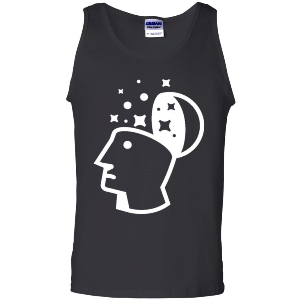 Look Into His Head Creative Thinking T-shirt Black