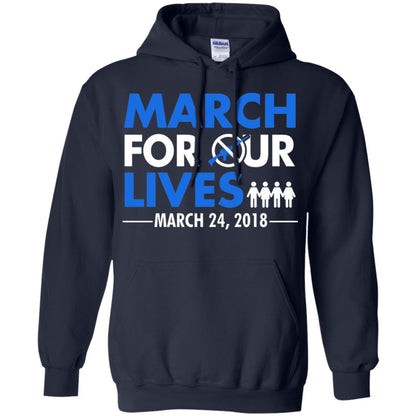March For Our Lives March 24 2018 Gun Control T-shirt Navy