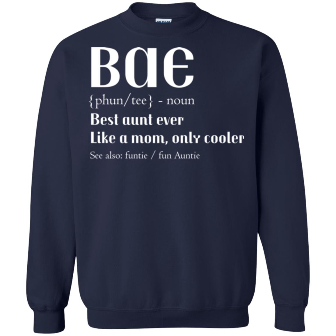 Bae Best Aunt Ever Shirt Navy