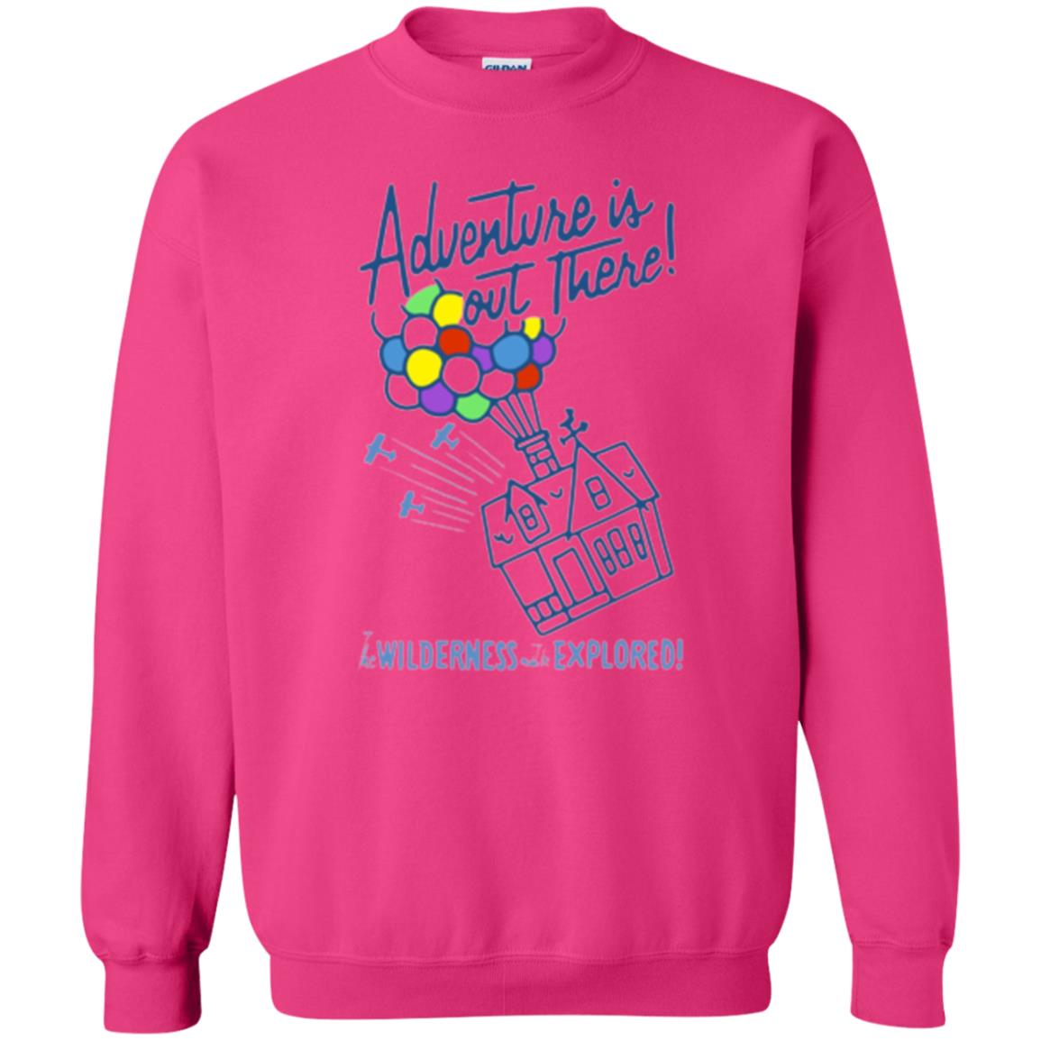 Adventure Is Out There T-shirt Heliconia