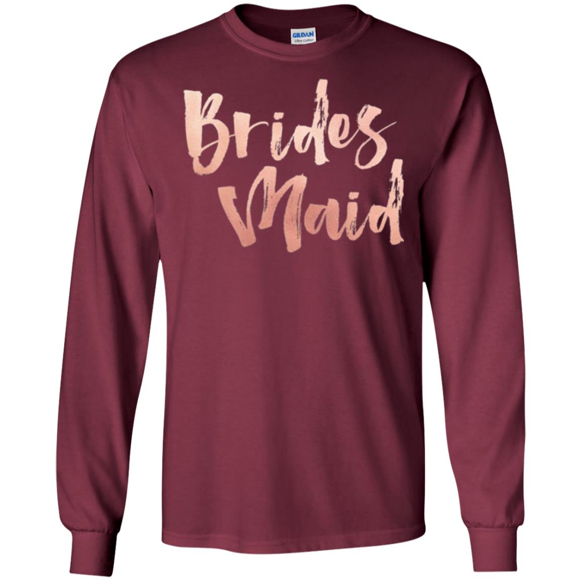 Bridal Shower Wedding Party Bridesmaid T-shirt Maroon