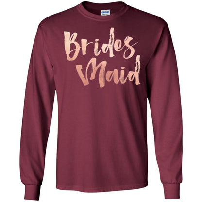 Bridal Shower Wedding Party Bridesmaid T-shirt Maroon