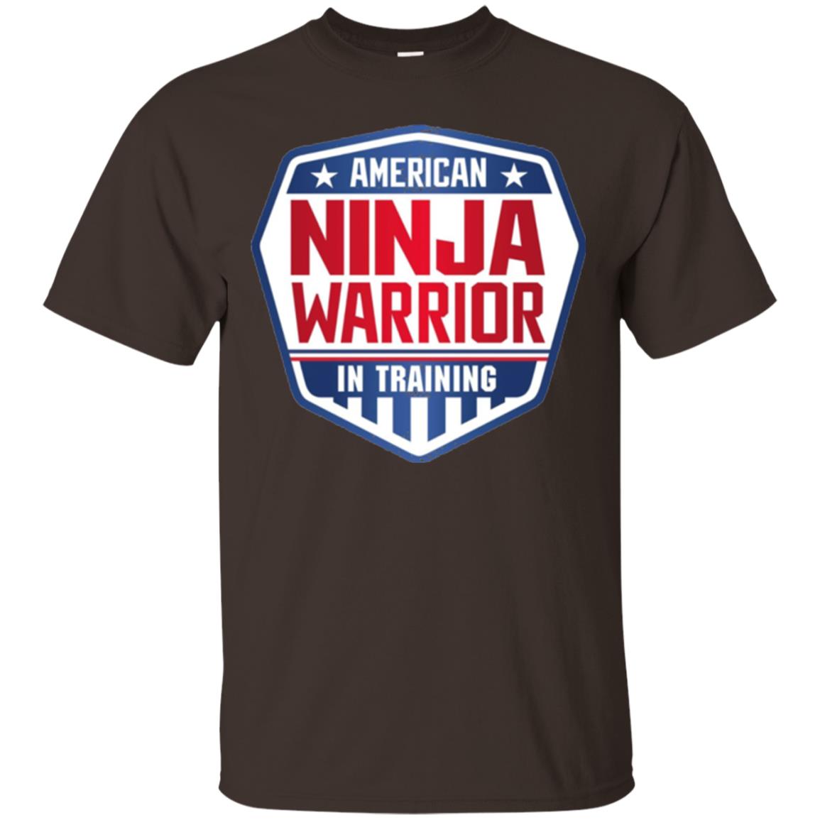 American Ninja Warrior In Training T-shirt Dark Chocolate