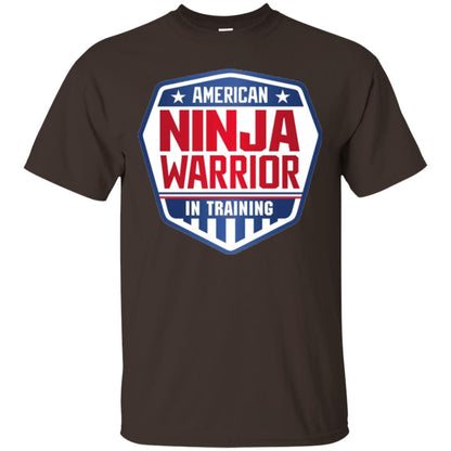 American Ninja Warrior In Training T-shirt Dark Chocolate
