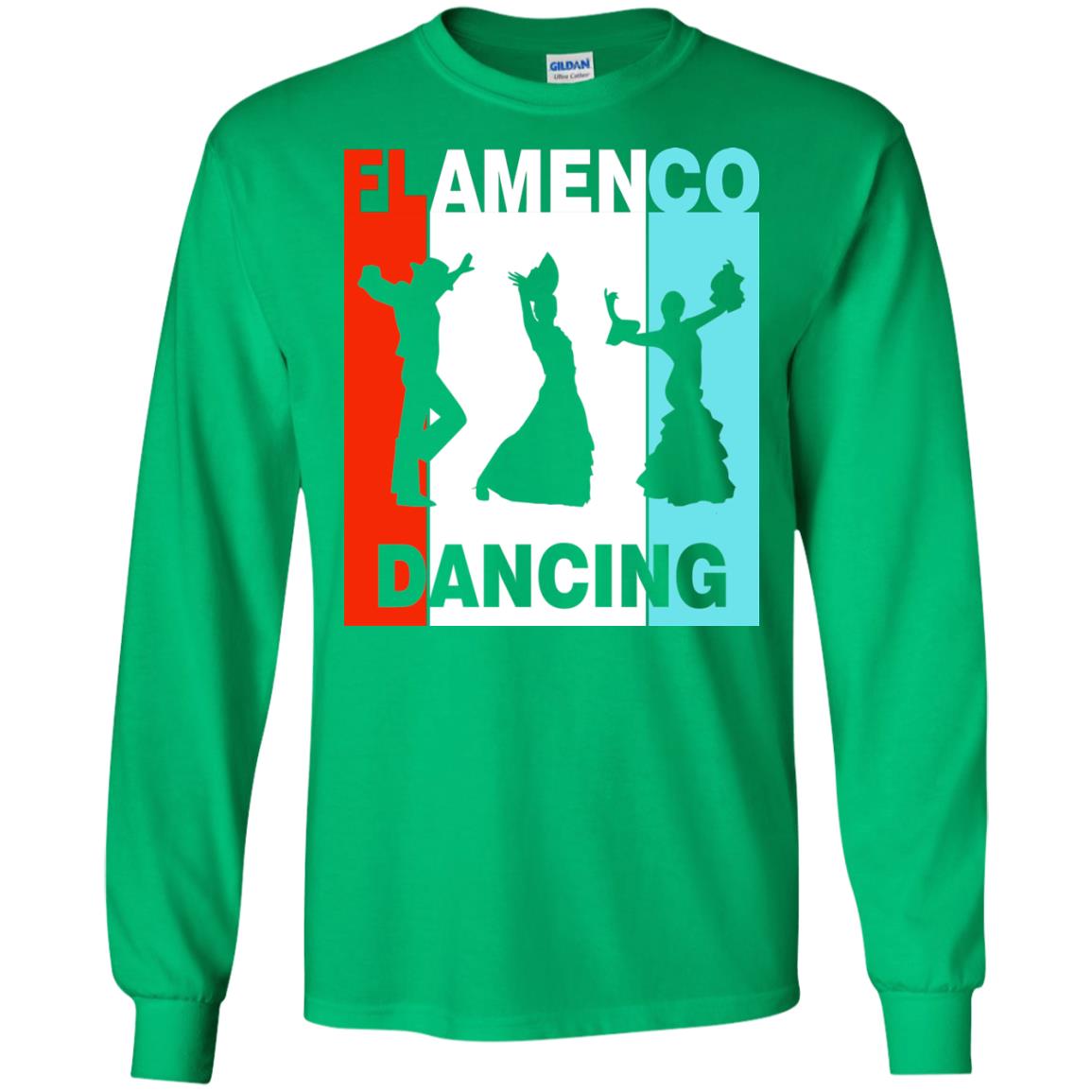 Flamenco Dancing Spanish Dance And Music Lover Shirt Irish Green