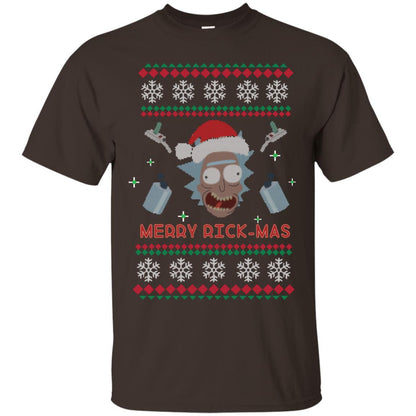 Mery Rick-mas Shirt Dark Chocolate