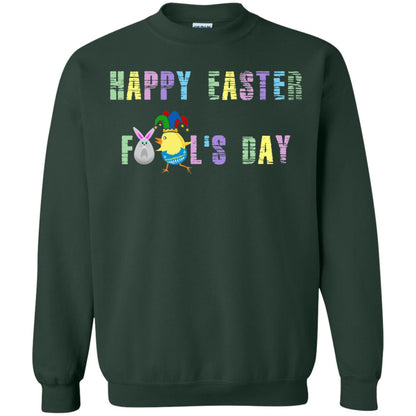 Happy Easter Fools Day Shirt Forest Green