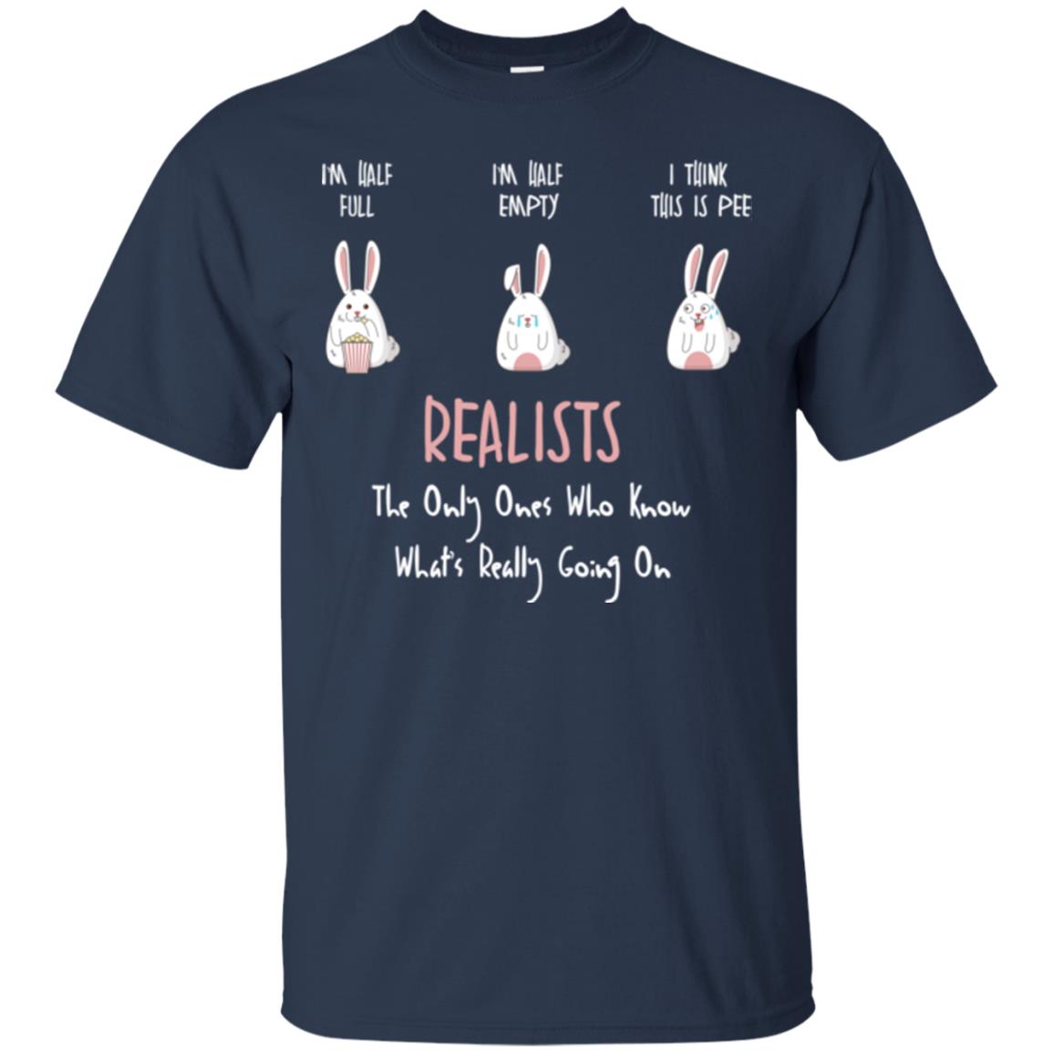 I’m Half Full I’m Half Empty I Think This Is Pee T-shirt Navy