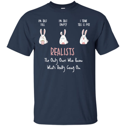 I’m Half Full I’m Half Empty I Think This Is Pee T-shirt Navy