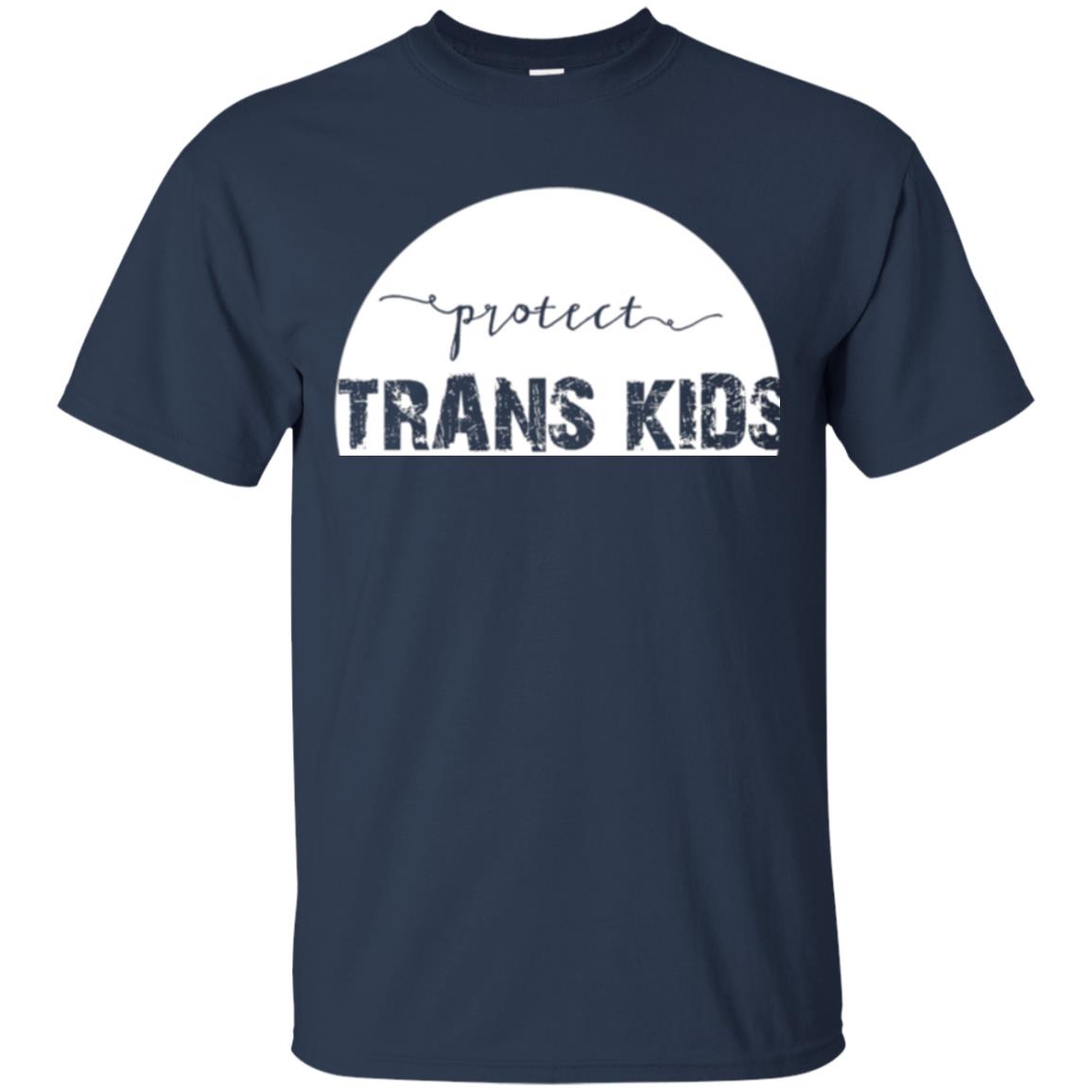 Protect Trans Kids T-shirt Navy