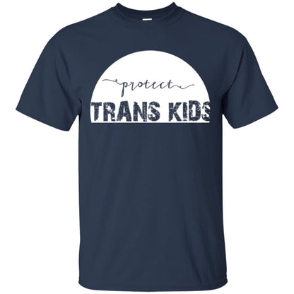 Protect Trans Kids T-shirt Navy