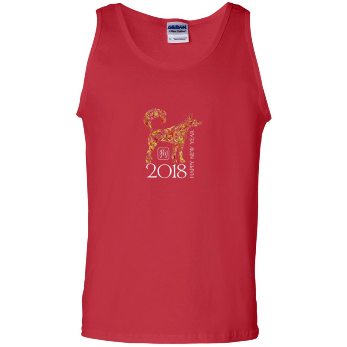 Dog Lover T-shirt Year Of The Dog 2018 Chinese New Year T-shirt Red