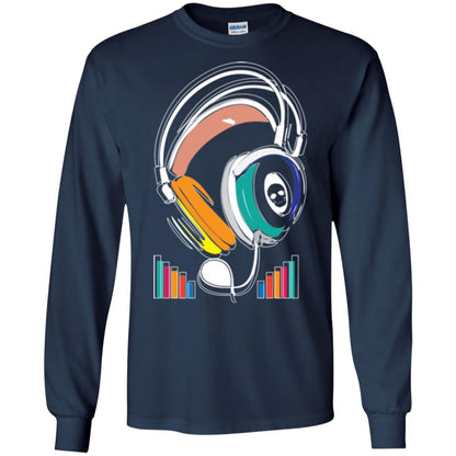 Music Lover T-shirt Sound Activated Glow Navy