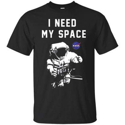 Faded Astronaut T-shirt I Need My Space Black