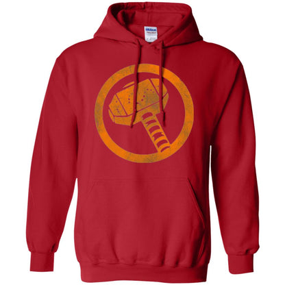 Thor Hammer T-shirt Red