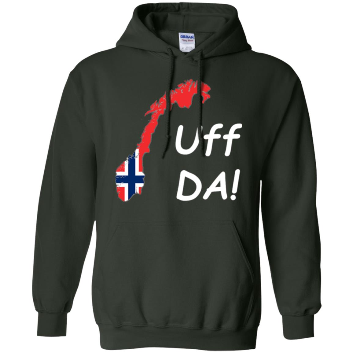 Norwegian Uff Da T-shirt Forest Green