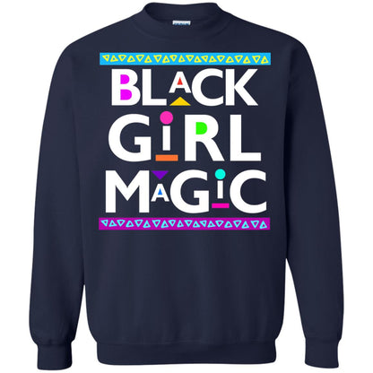 Black Girl Magic T-shirt Women_s Black History Navy