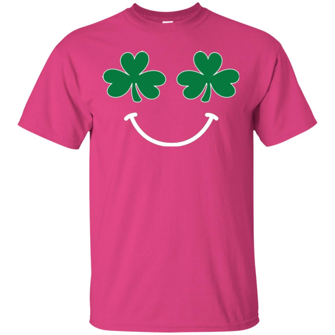 Saint Patrick's Day T-shirt Smiling Shamrocks Heliconia