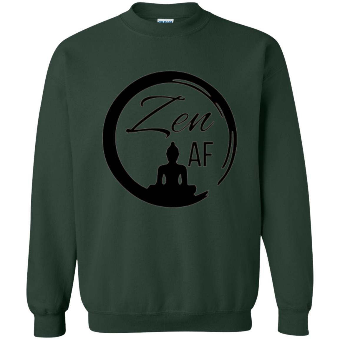 Zen Af Yoga Graphic T-shirt Forest Green