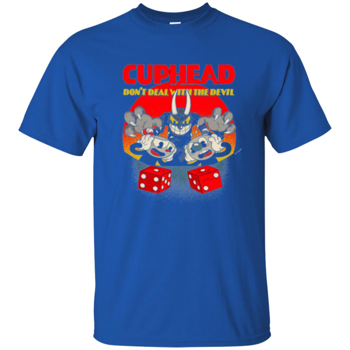 Gamer T-shirt Cuphead Don_t Deal With The Devil Royal