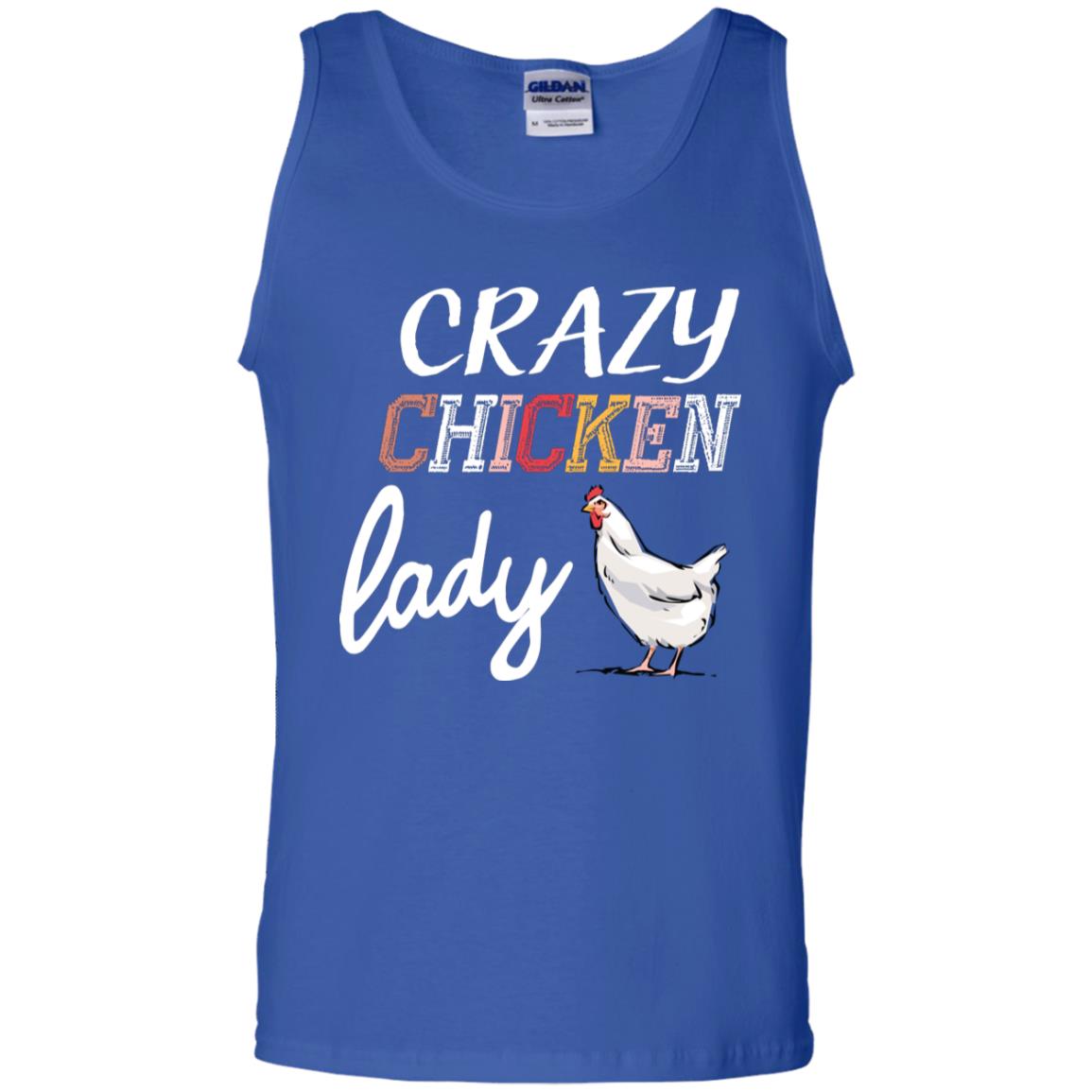 Crazy Chicken Lady Chicken Shirt For Girls Womens Royal