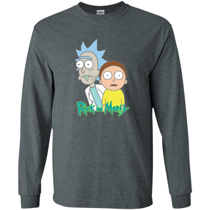 Film T-shirt Rick And Morty Stunned Dark Heather