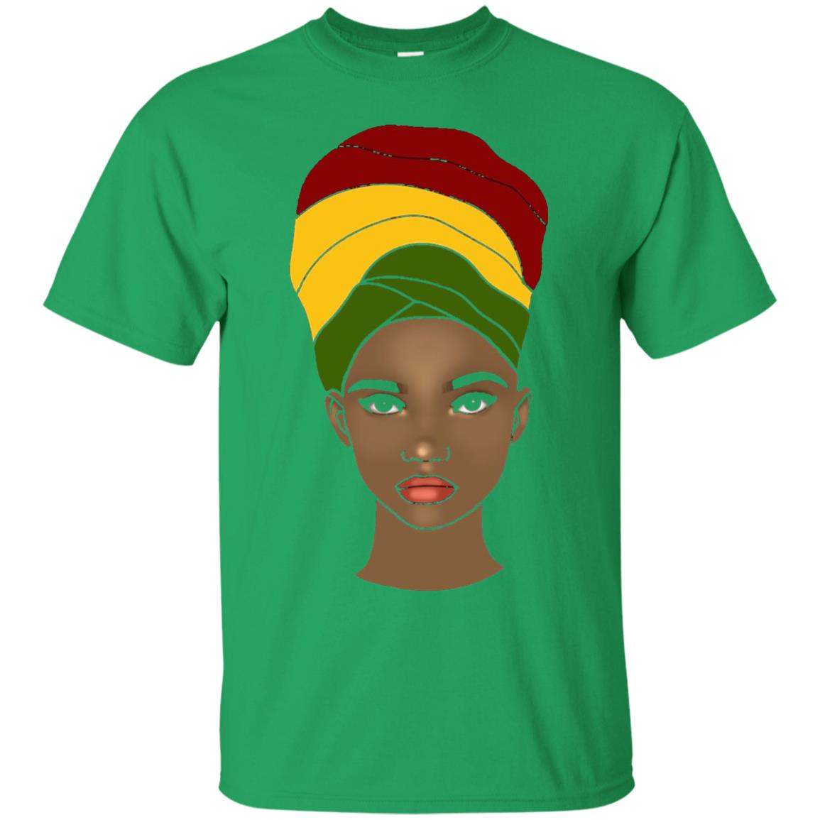 Melanin Rocks African Queen Melanin T-shirt Irish Green