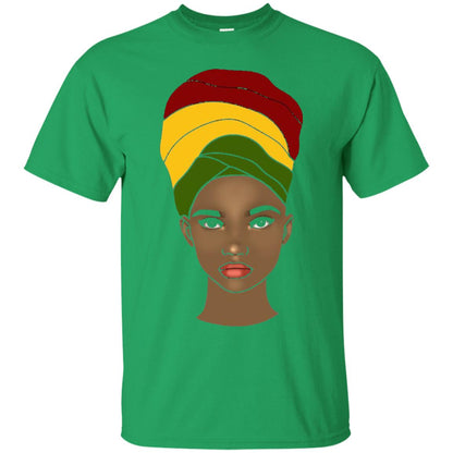 Melanin Rocks African Queen Melanin T-shirt Irish Green