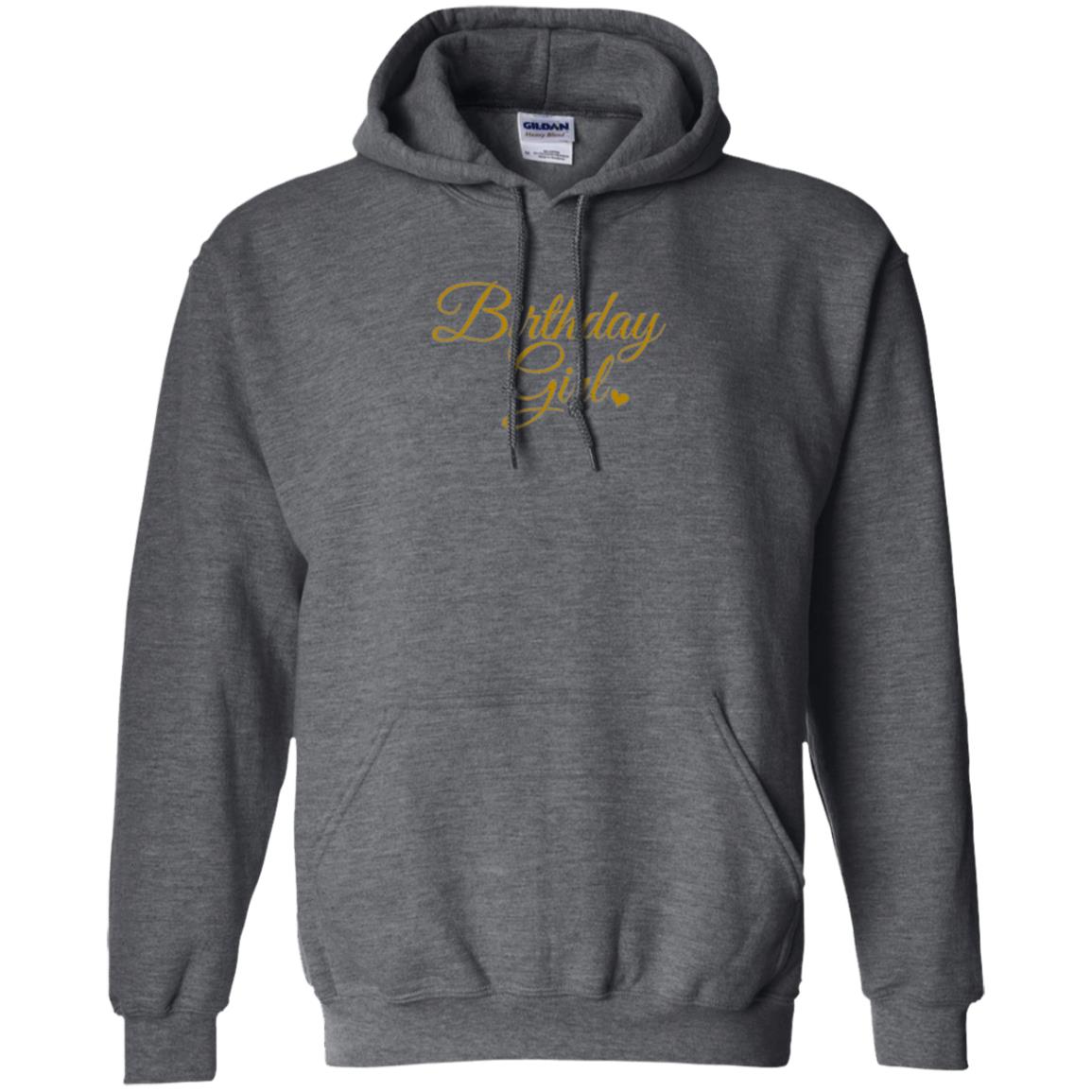 Gold Birthday Girl T-shirt Dark Heather