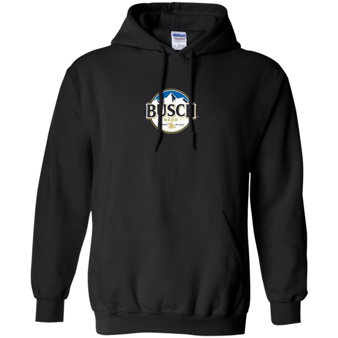 Beer Lovers T-shirt Busch Beer Black