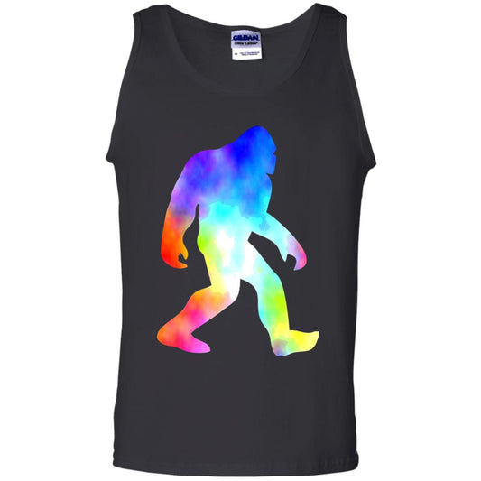 Bigfoot Sasquatch Neon T-shirt Black