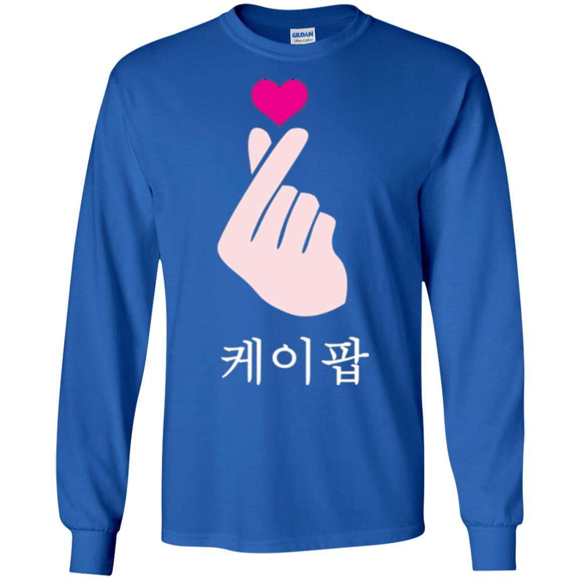K-pop T-shirt Hand Symbol Cute Korean Music Royal
