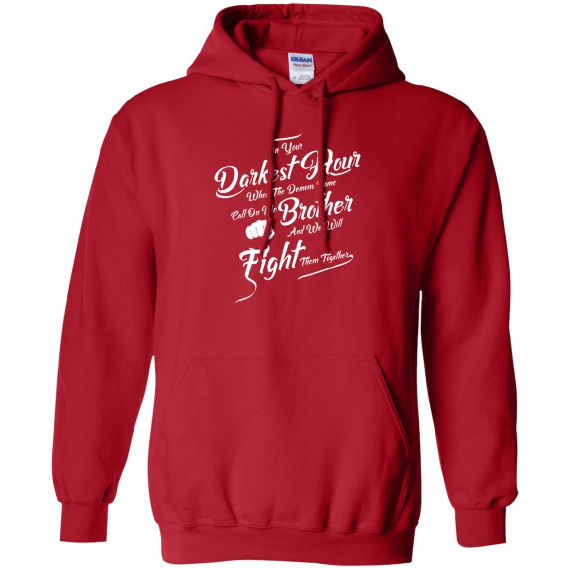 Family T-shirt In Your Darkest Hour Red