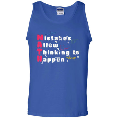 Mistakes Allow Thinking To Happen Shirt Royal