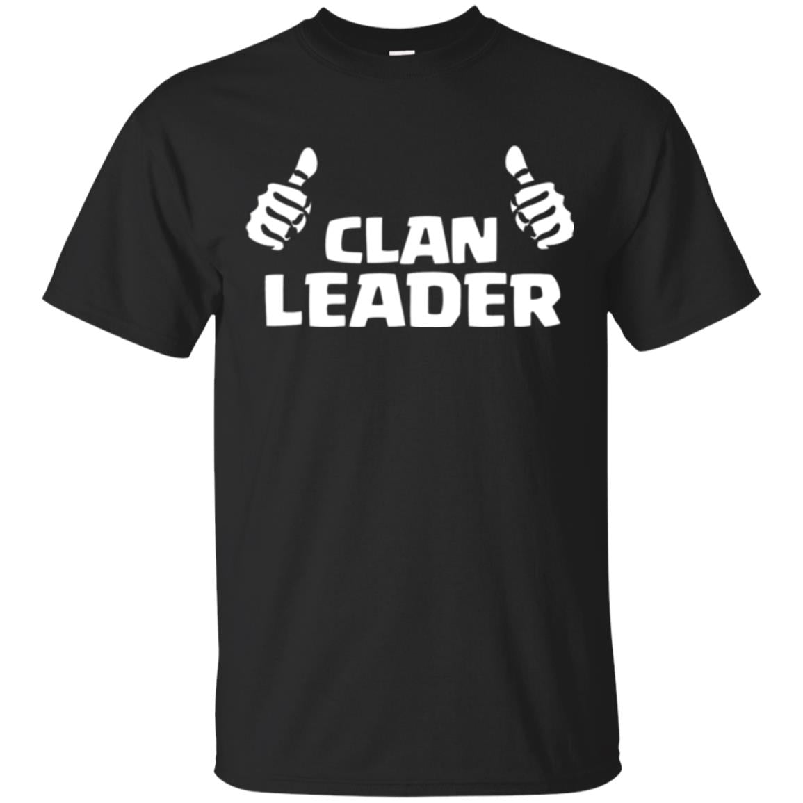 Mobile Gamers T-shirt Clan Leader Black