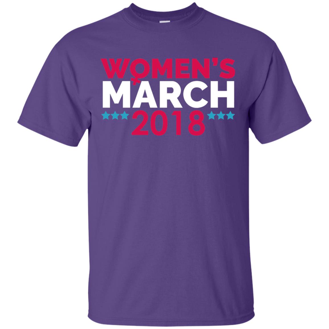 Women_s Right T-shirt Women_s March January 20 2018 Purple