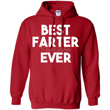Father T-shirt Best Farter I Mean Best Father Ever Red