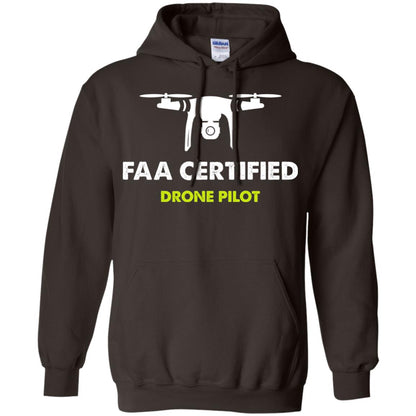 Faa Certified Drone Pilot T-shirt Dark Chocolate