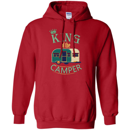King Of The Camper Camping Lover Shirt Red