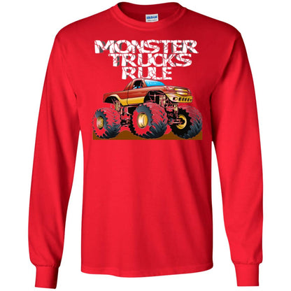 Monster Trucks Rule T-shirt Red